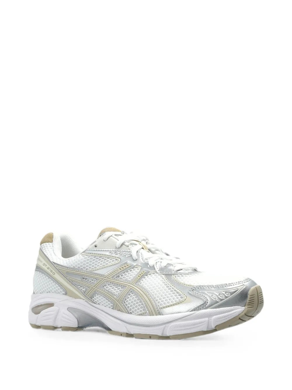 ASICS GT-2160 White Cream Silver – lateral esquerda