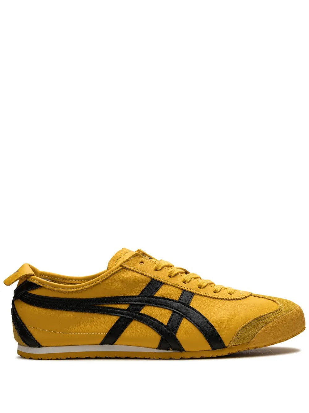 Onitsuka Tiger Mexico 66 Yellow Black – lateral direita