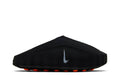 Nike Mind 001 Black Chrome - Vista lateral com Swoosh prata