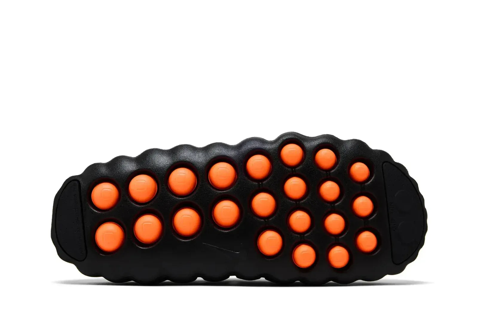 Nike Mind 001 Black Chrome - Solado completo pods laranja