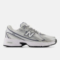 New Balance 740 White Silver Navy – traseira par