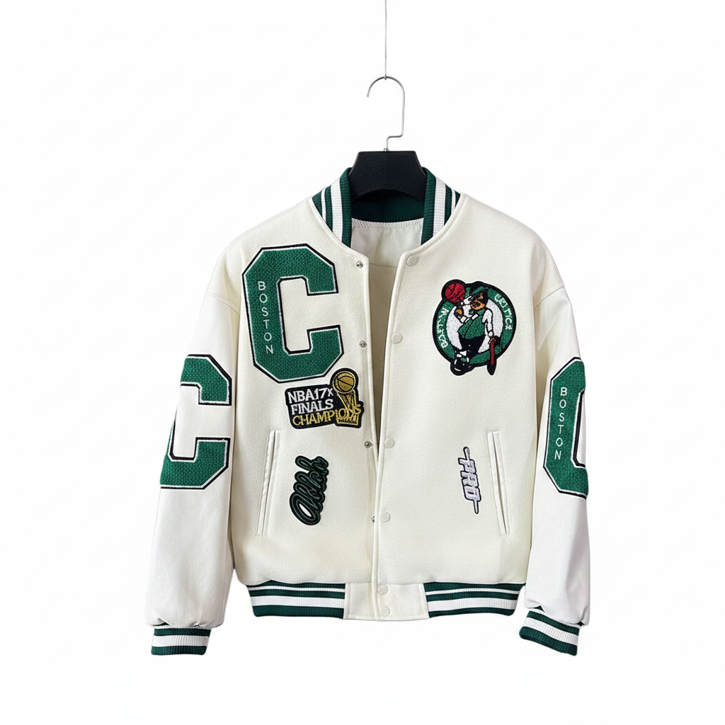 Jaqueta Celtics fundo branco 2