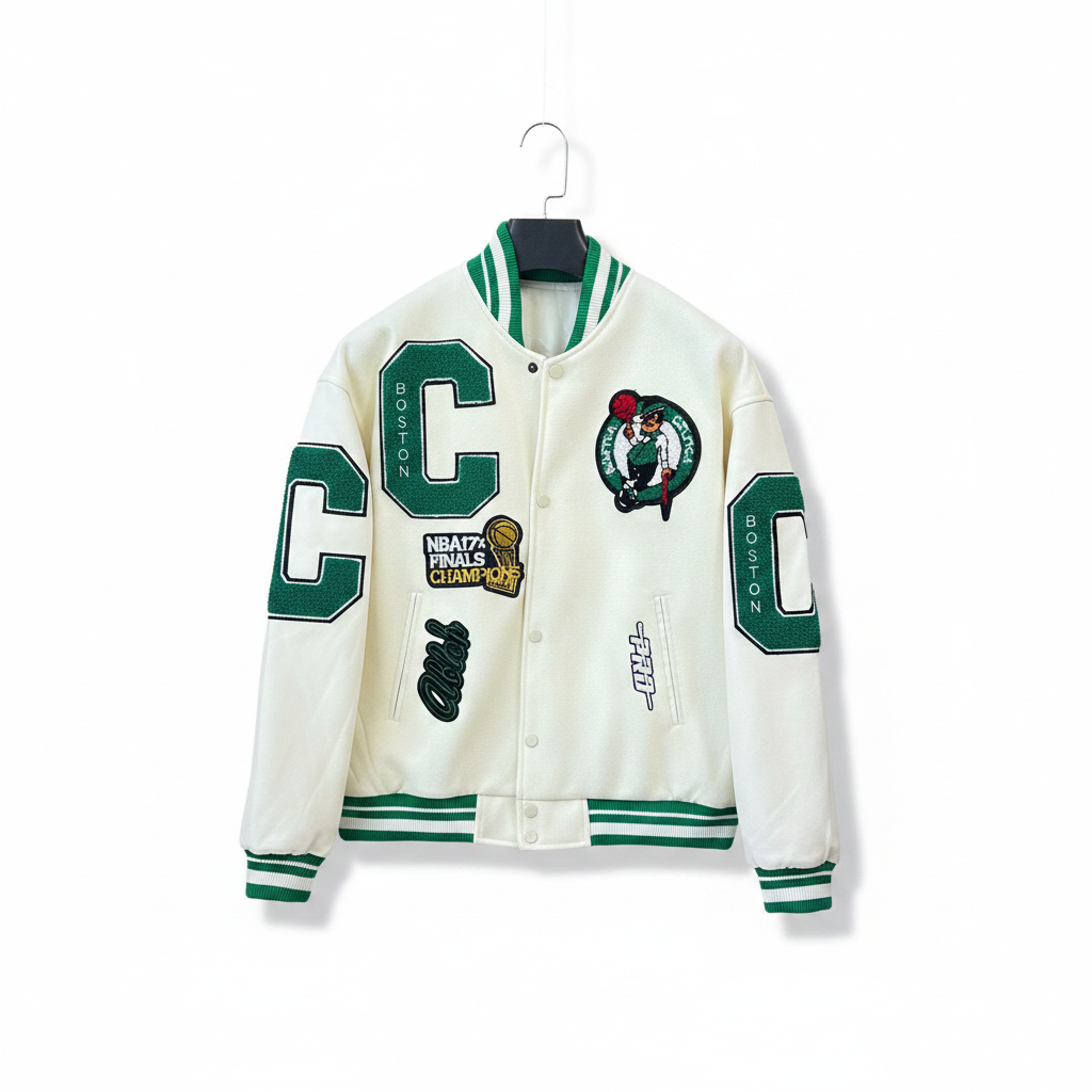 Jaqueta Celtics fundo branco 9