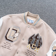 Jaqueta Varsity Off-White x AC Milan - detalhes frontais