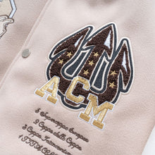 Jaqueta Varsity Off-White x AC Milan - aplicação ACM