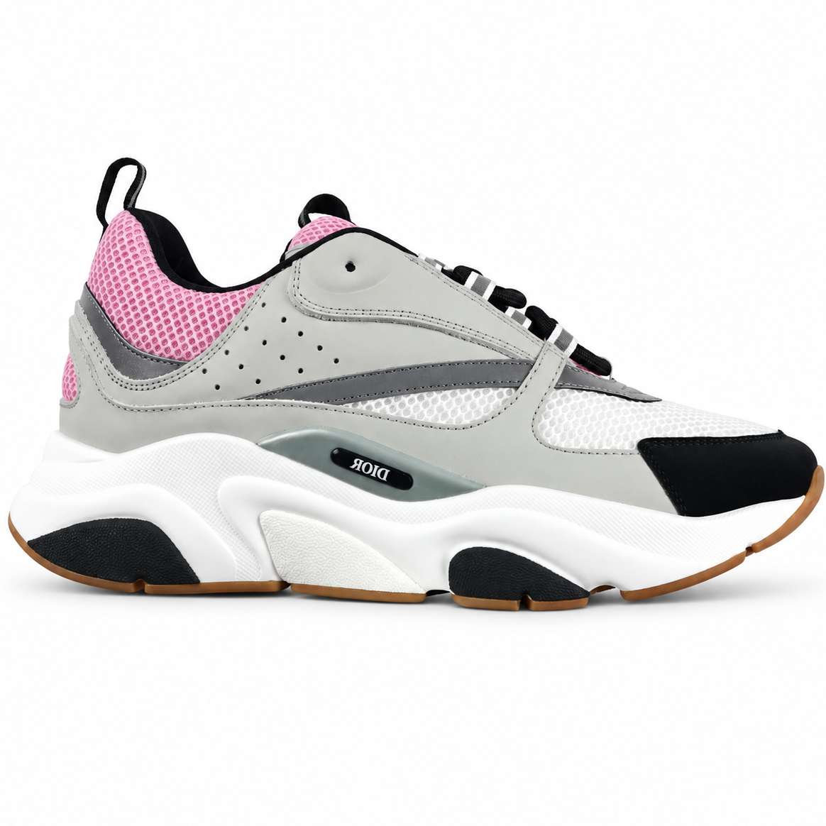 Dior B22 Cinza e Rosa — lateral externa