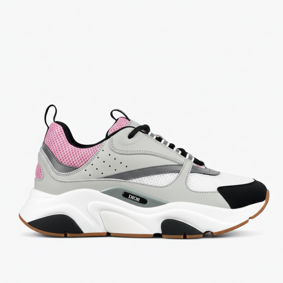 Dior B22 Cinza e Rosa — lateral externa