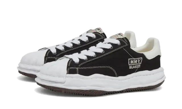 Maison Mihara Yasuhiro Blakey OG Sole Canvas Low "Black"