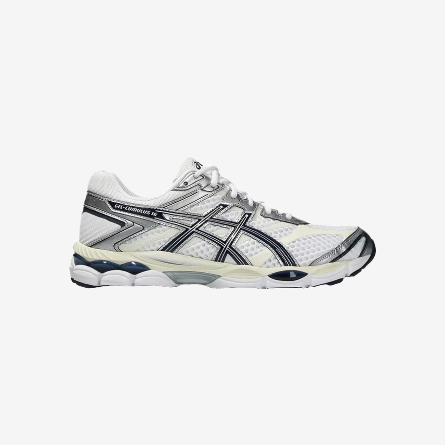 Tênis – ASICS GEL-CUMULUS 16 'White/Navy/Silver' — imagem de card KOA