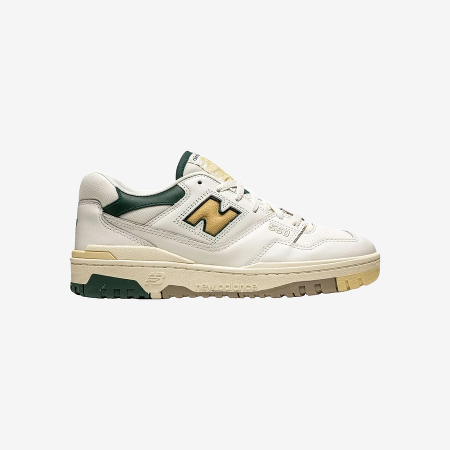 New Balance 550 White/Green/Gold — imagem de card KOA