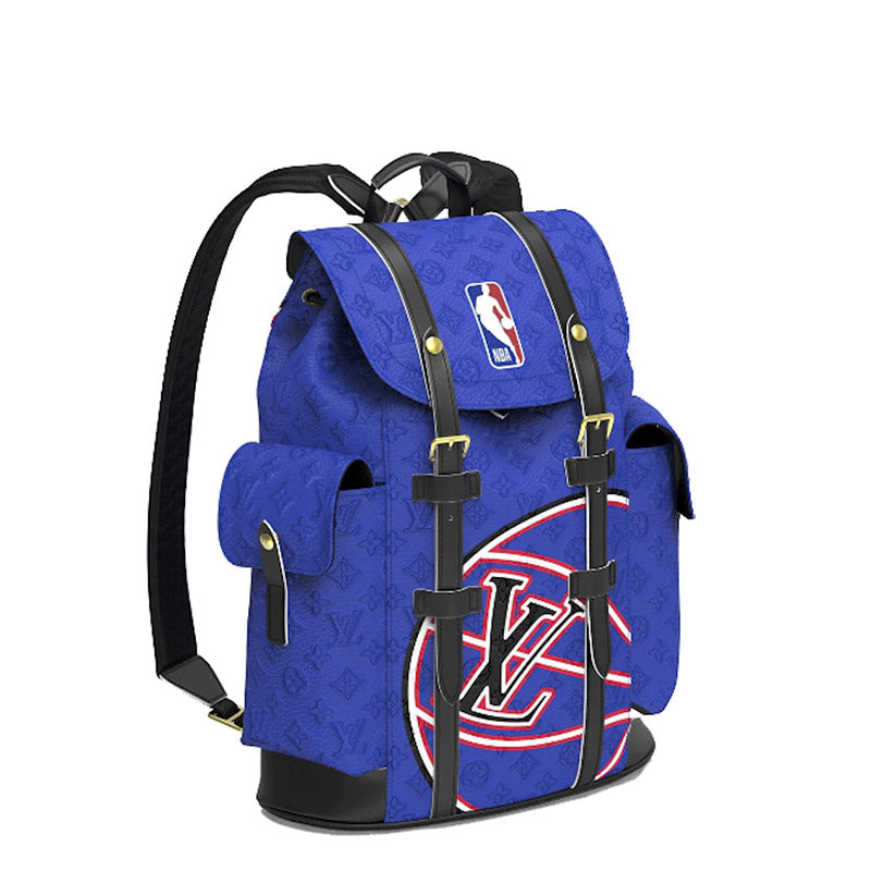 Mochila Louis Vuitton X NBA Christopher MM Blue