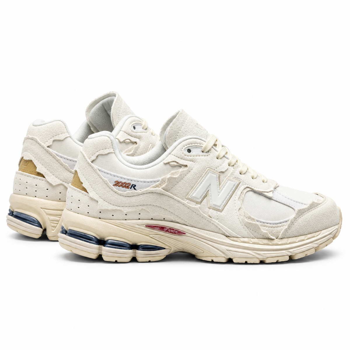 Tênis New Balance 2002R Protection Pack Sea Salt - par 1:1 fundo branco