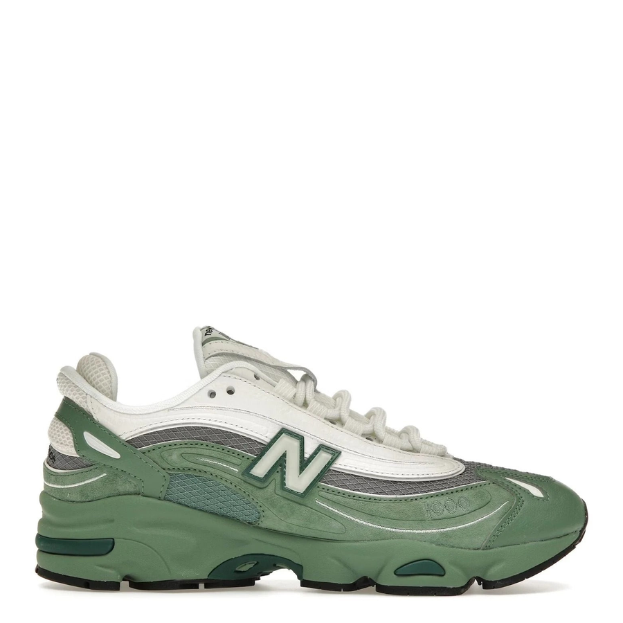 New Balance 1000 Sage Green White – lateral direita