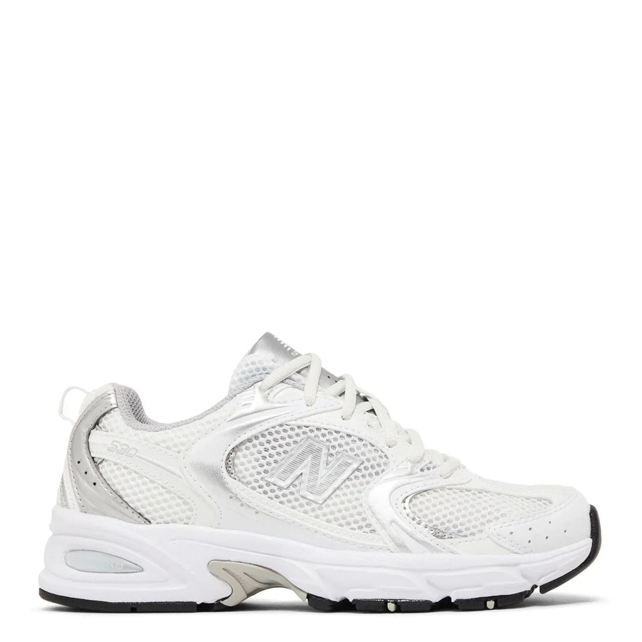 Tênis New Balance 530 Silver White Branco vista lateral