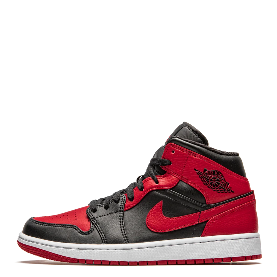 Nike Air Jordan 1 Mid Banned Vermelho