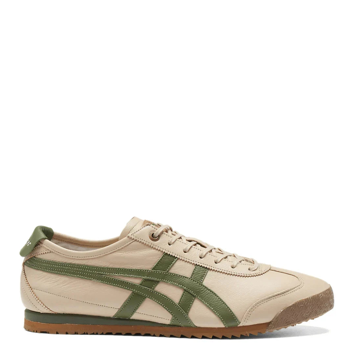 Tênis Onitsuka Tiger Mexico 66 SD Beige Green Bege vista lateral