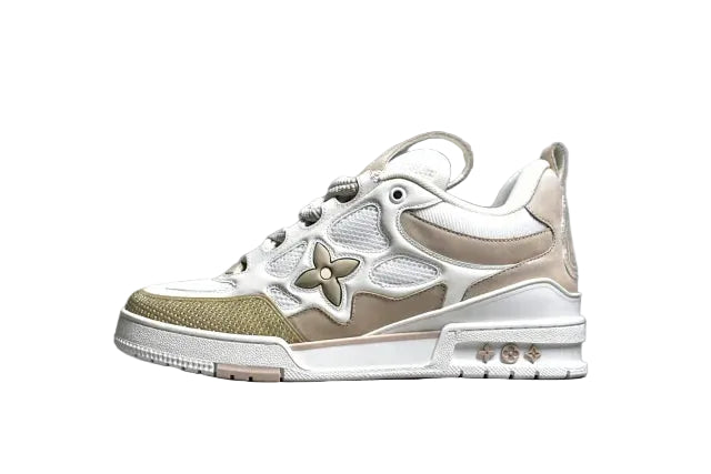 Tênis Louis Vuitton LV Skate Bege