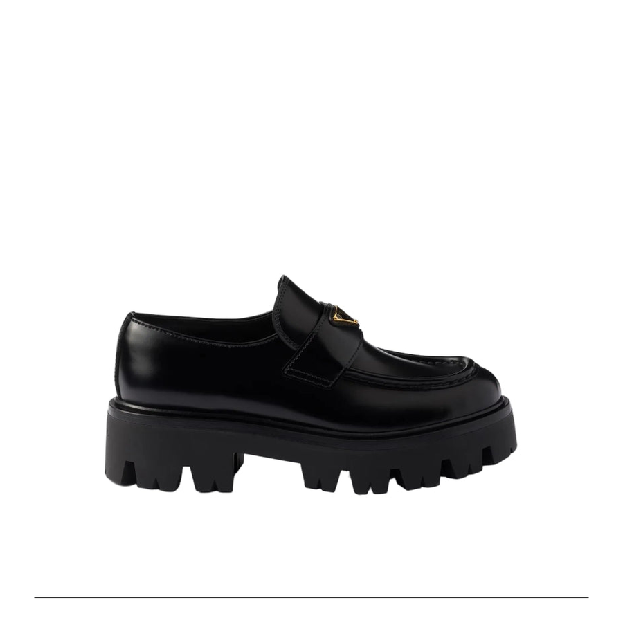 Prada Monolith Loafer Preto