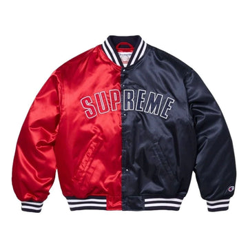Supreme x Champion SS26 Satin Varsity Jacket 'Multicolor'