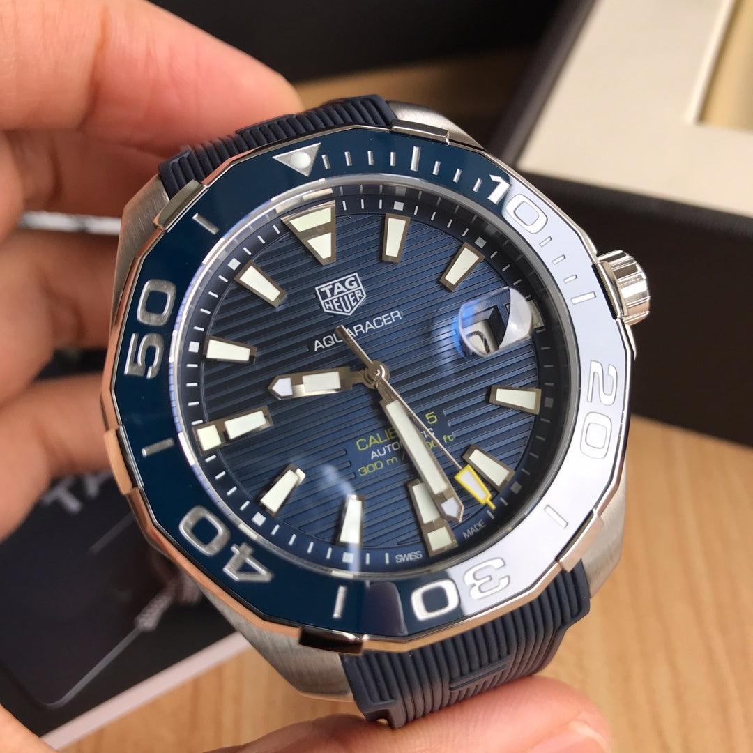 TAG Heuer Aquaracer Calibre 5 Automatic 300M Azul - foto 5