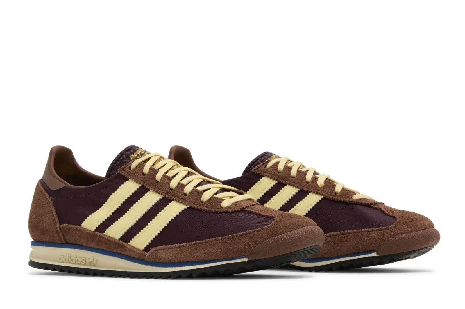 Tênis Adidas SL 72 Og Maroon Almost Yellow Marrom detalhe do solado