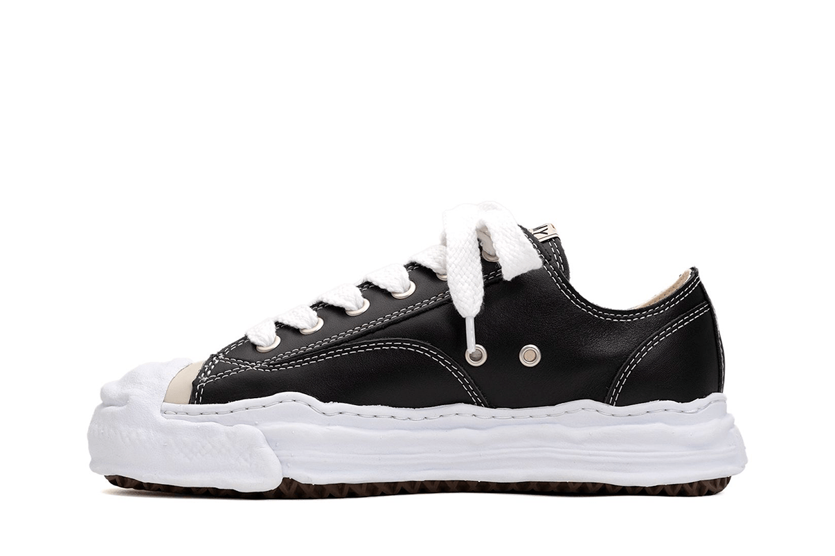 Maison Mihara Yasuhiro Hank OG Sole Leather Preto/Branco