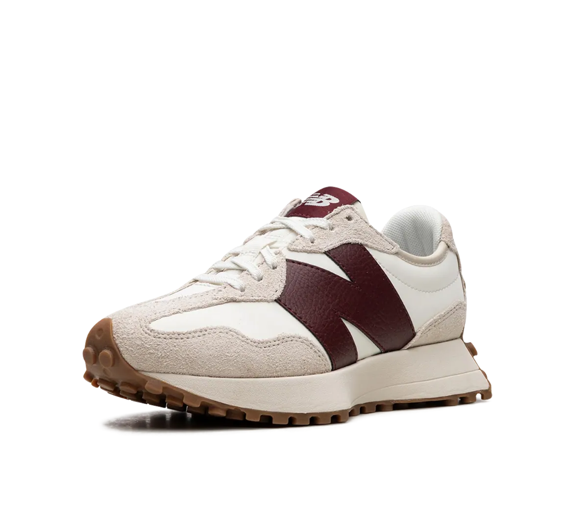 Tênis New Balance 327 'Moonbeam Classic Bugundy' Bege / Vinho