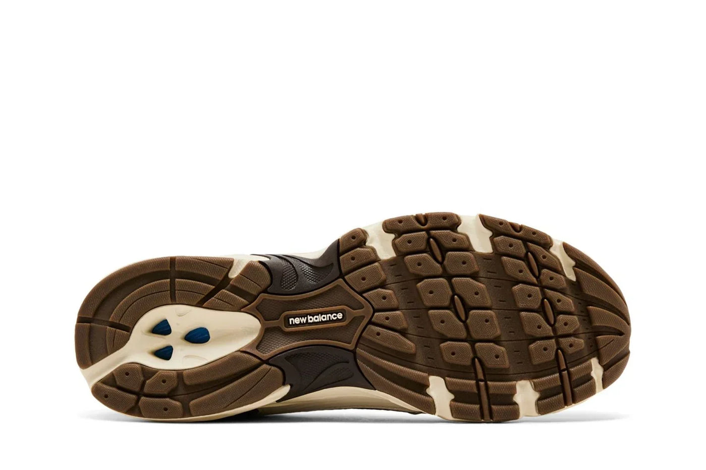 Tênis New Balance 530 Turtledove Mushroom Mesh Bege vista traseira