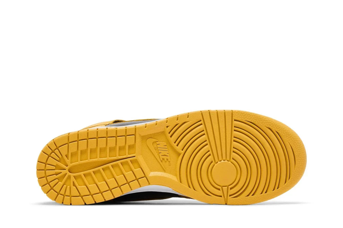Tênis Nike Dunk High x Wu Tang Clan Black and Pollen Amarelo vista traseira