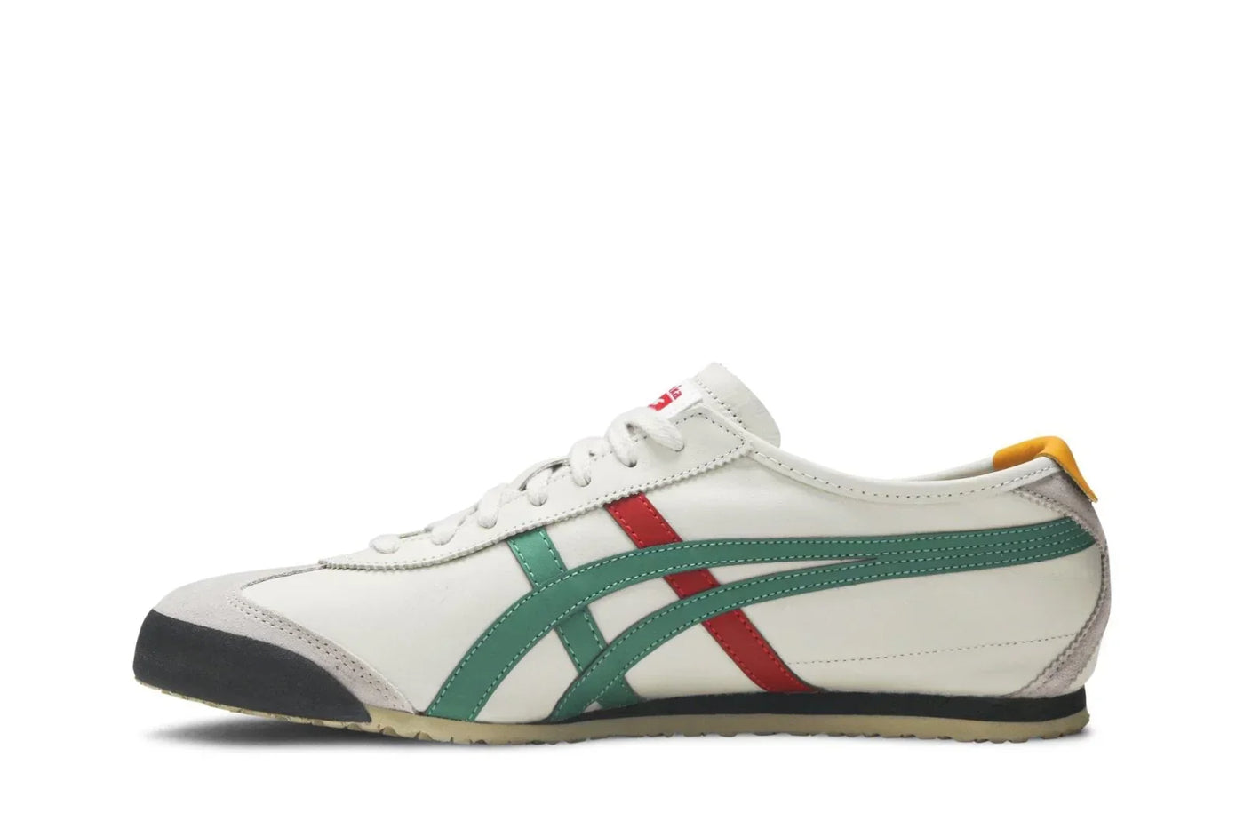 Tênis Onitsuka Tiger Mexico 66 Brich Green Branco detalhe do solado