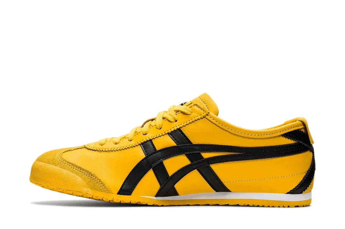 Tênis Onitsuka Tiger Mexico 66 Kill Bill Amarelo detalhe do material