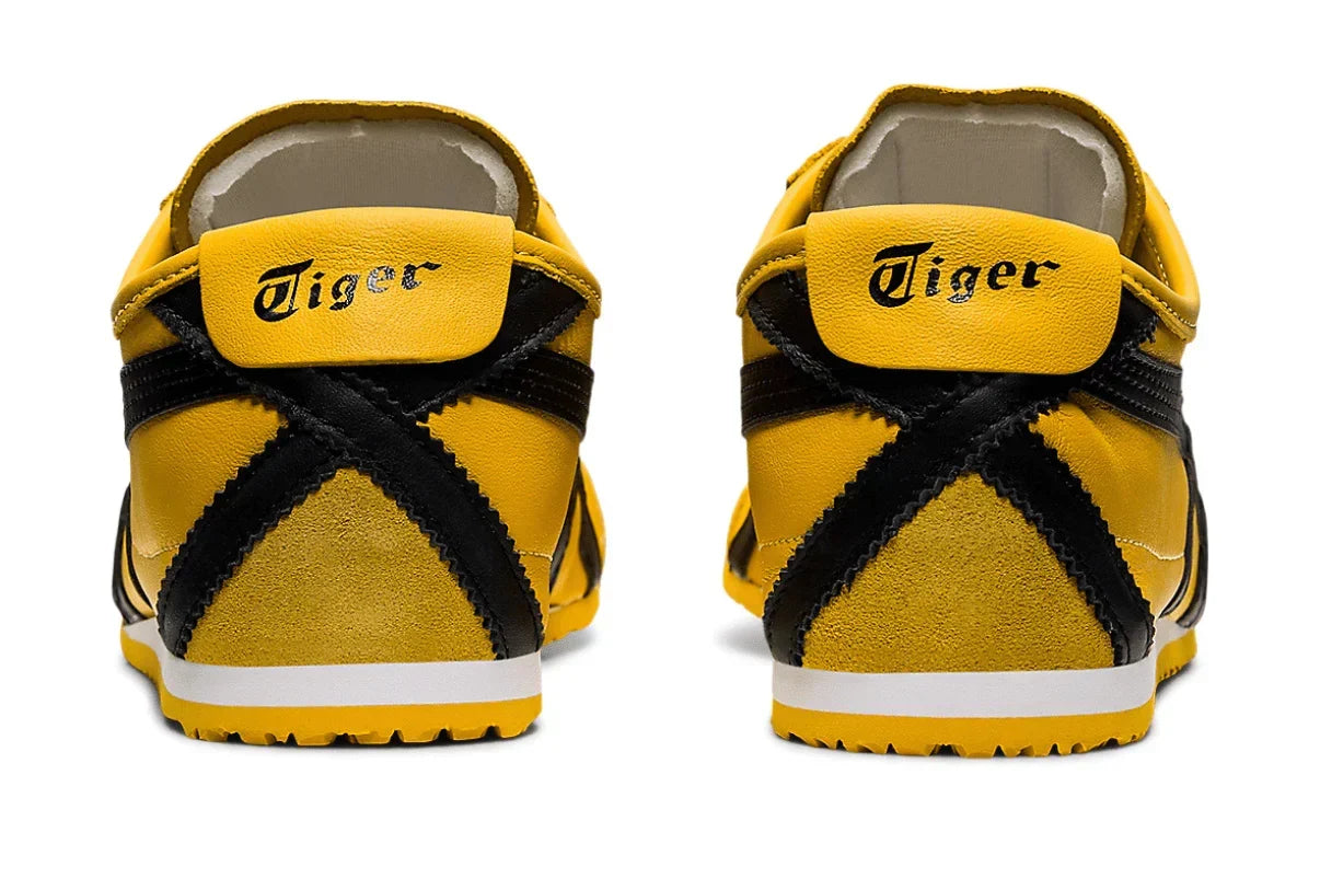 Tênis Onitsuka Tiger Mexico 66 Kill Bill Amarelo vista traseira