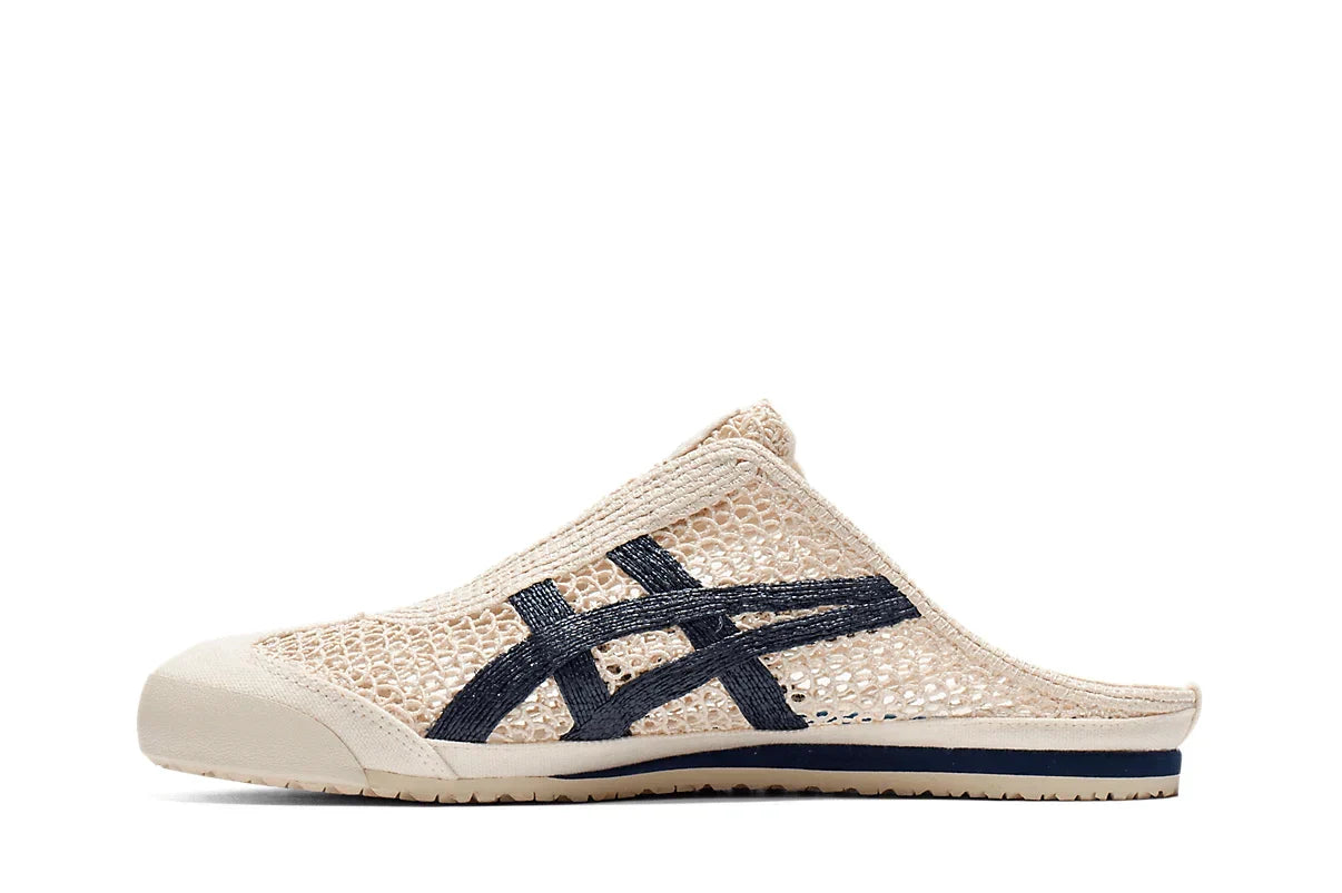 Tênis Onitsuka Tiger Mexico 66 Sabot Birch Peacoat Bege detalhe interno