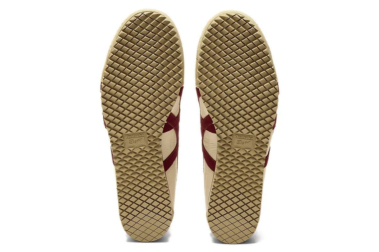 Tênis Onitsuka Tiger Mexico 66 SD Beige Beet Juice Bege detalhe interno