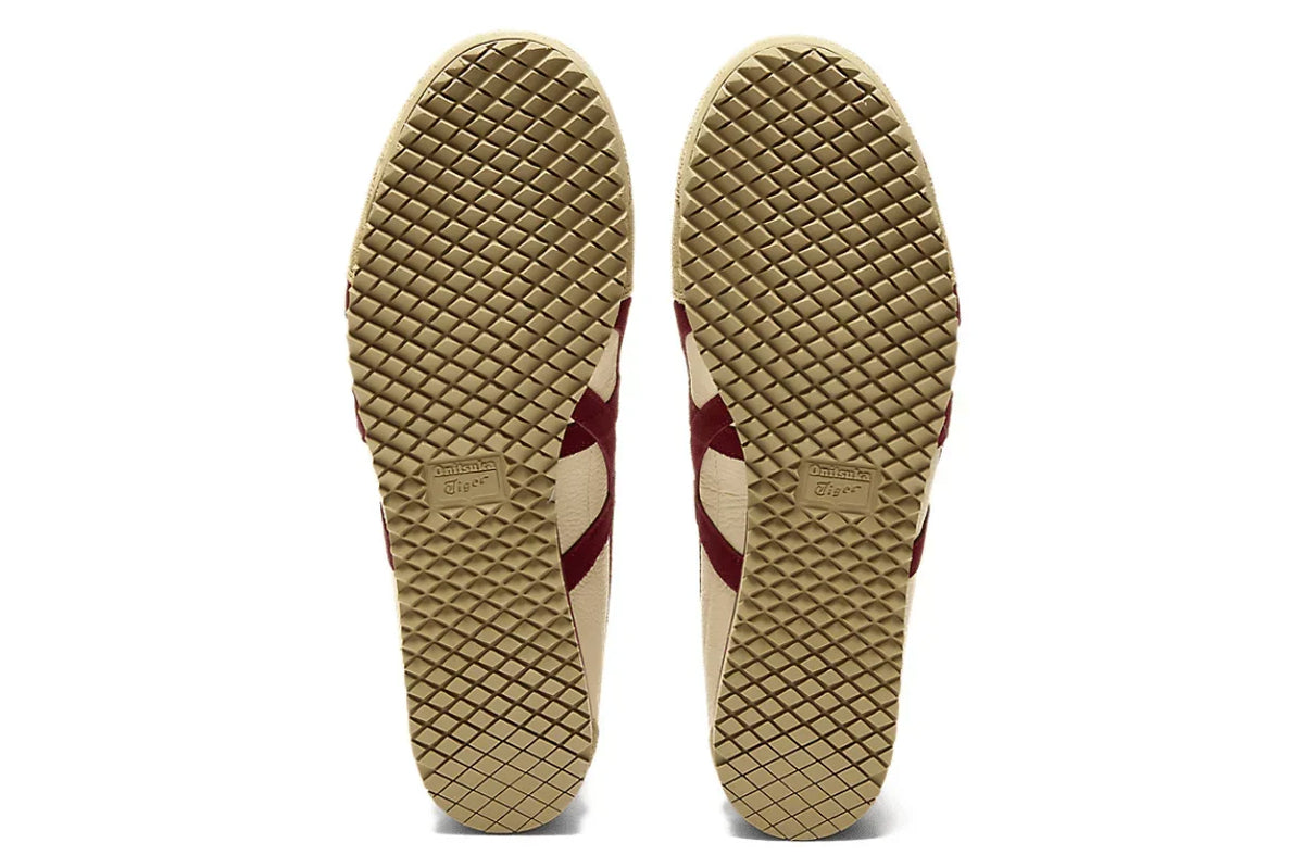 Tênis Onitsuka Tiger Mexico 66 SD Beige Beet Juice Bege detalhe interno