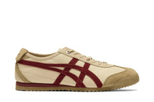 Tênis Onitsuka Tiger Mexico 66 SD Beige Beet Juice Bege detalhe do acabamento