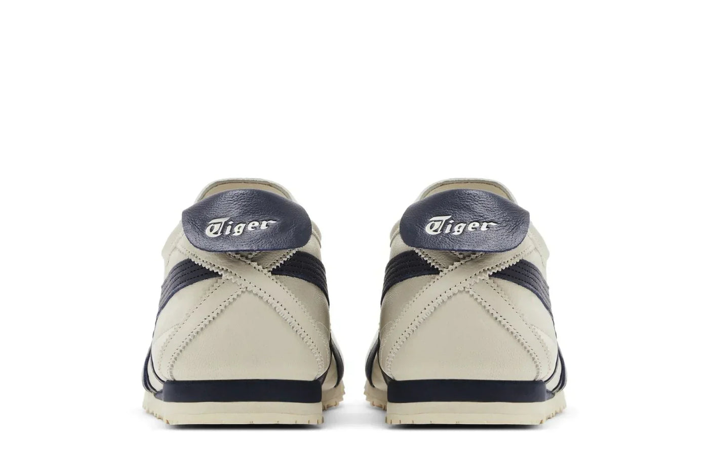 Tênis Onitsuka Tiger Mexico 66 SD Birch Peacoat Bege vista traseira