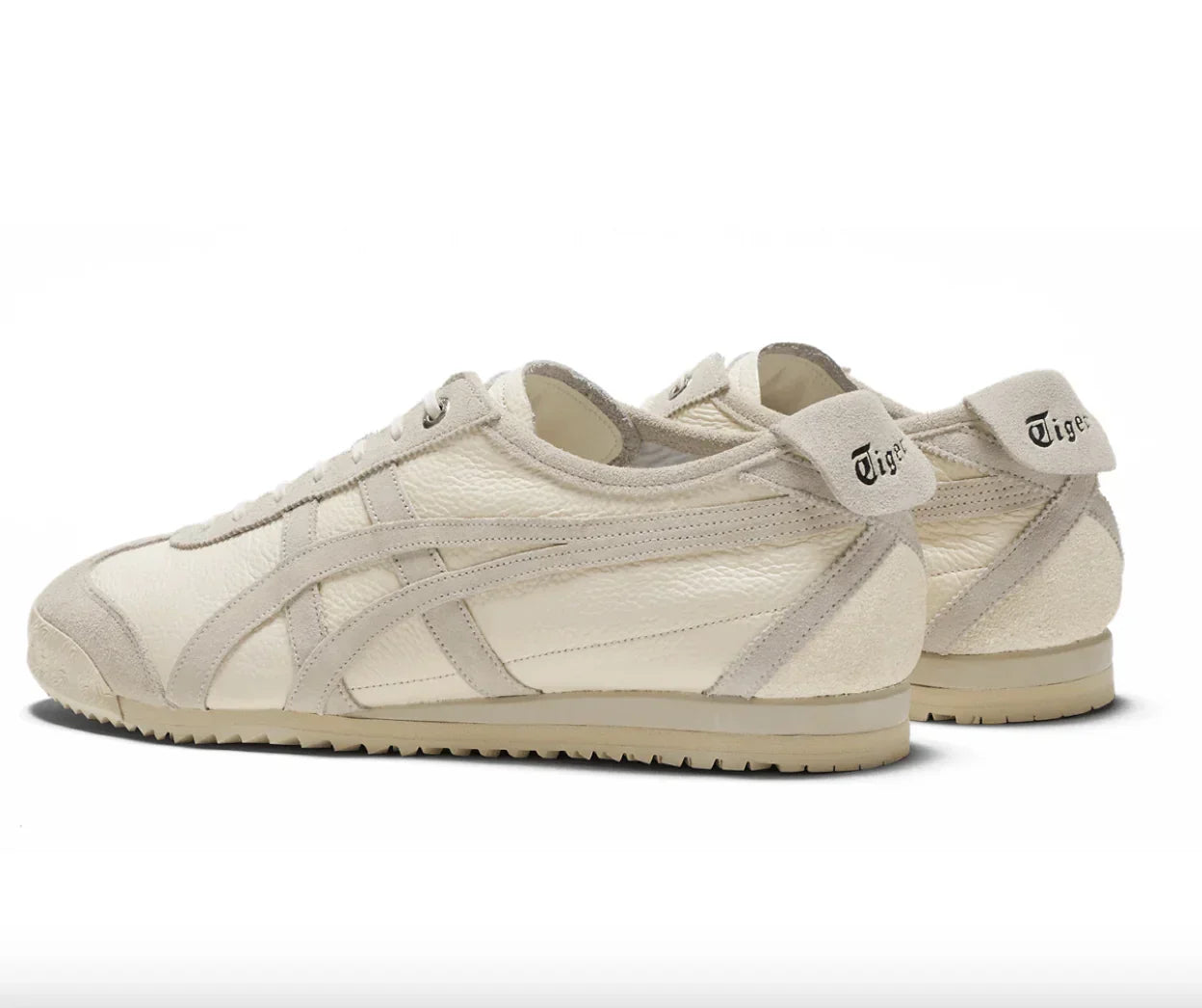 Tênis Onitsuka Tiger Mexico 66 SD Cream Birch Bege detalhe do solado