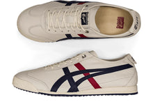 Tênis Onitsuka Tiger Mexico 66 SD Cream Peacoat Navy Red Bege vista traseira