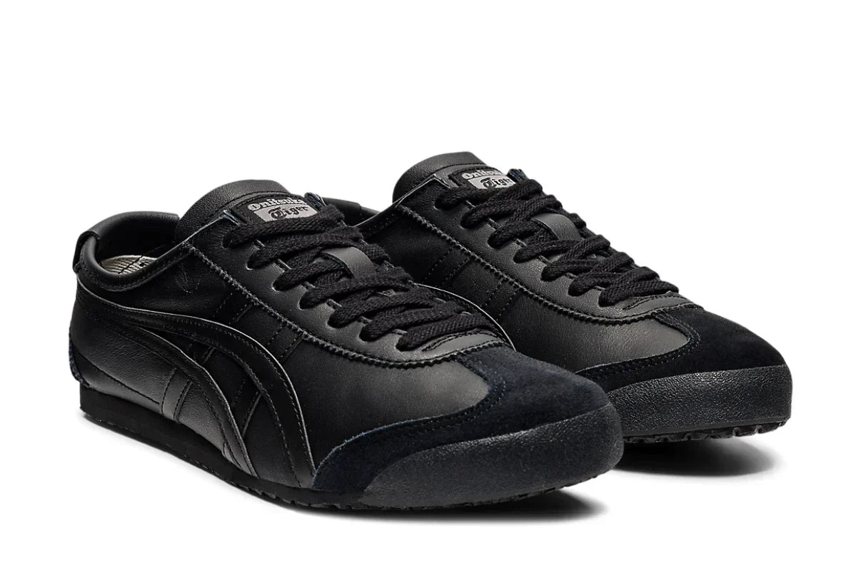 Tênis Onitsuka Tiger Mexico 66 Triple Black Preto detalhe do solado