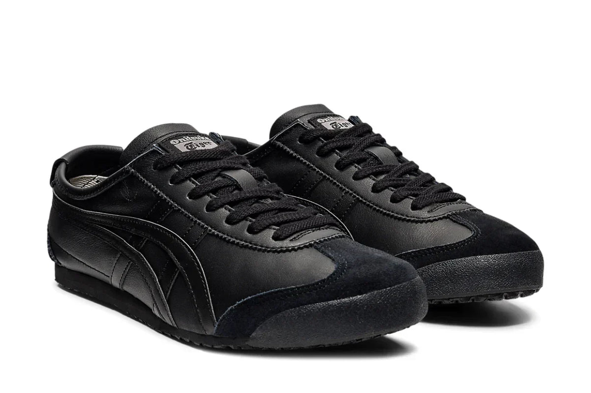 Tênis Onitsuka Tiger Mexico 66 Triple Black Preto detalhe do solado