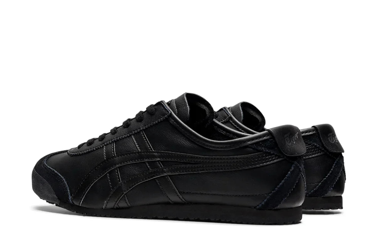 Tênis Onitsuka Tiger Mexico 66 Triple Black Preto detalhe do acabamento