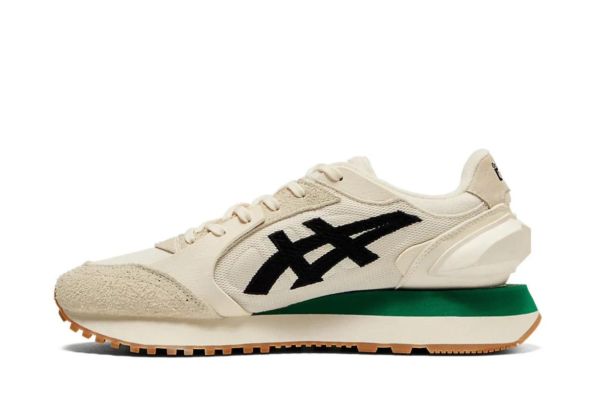 Tênis Onitsuka Tiger Moage CO Cream Black Bege detalhe interno