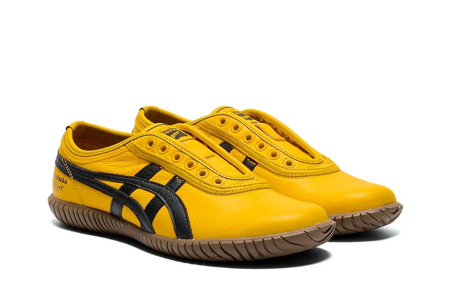 Tênis Onitsuka Tiger Tsunahiki Slip-On Sunflower Yellow/Black Amarelo vista superior