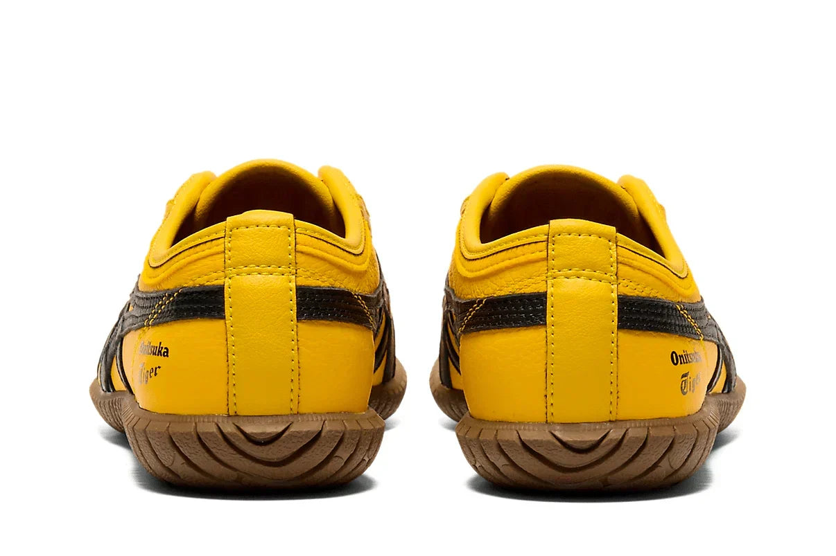 Tênis Onitsuka Tiger Tsunahiki Slip-On Sunflower Yellow/Black Amarelo detalhe frontal