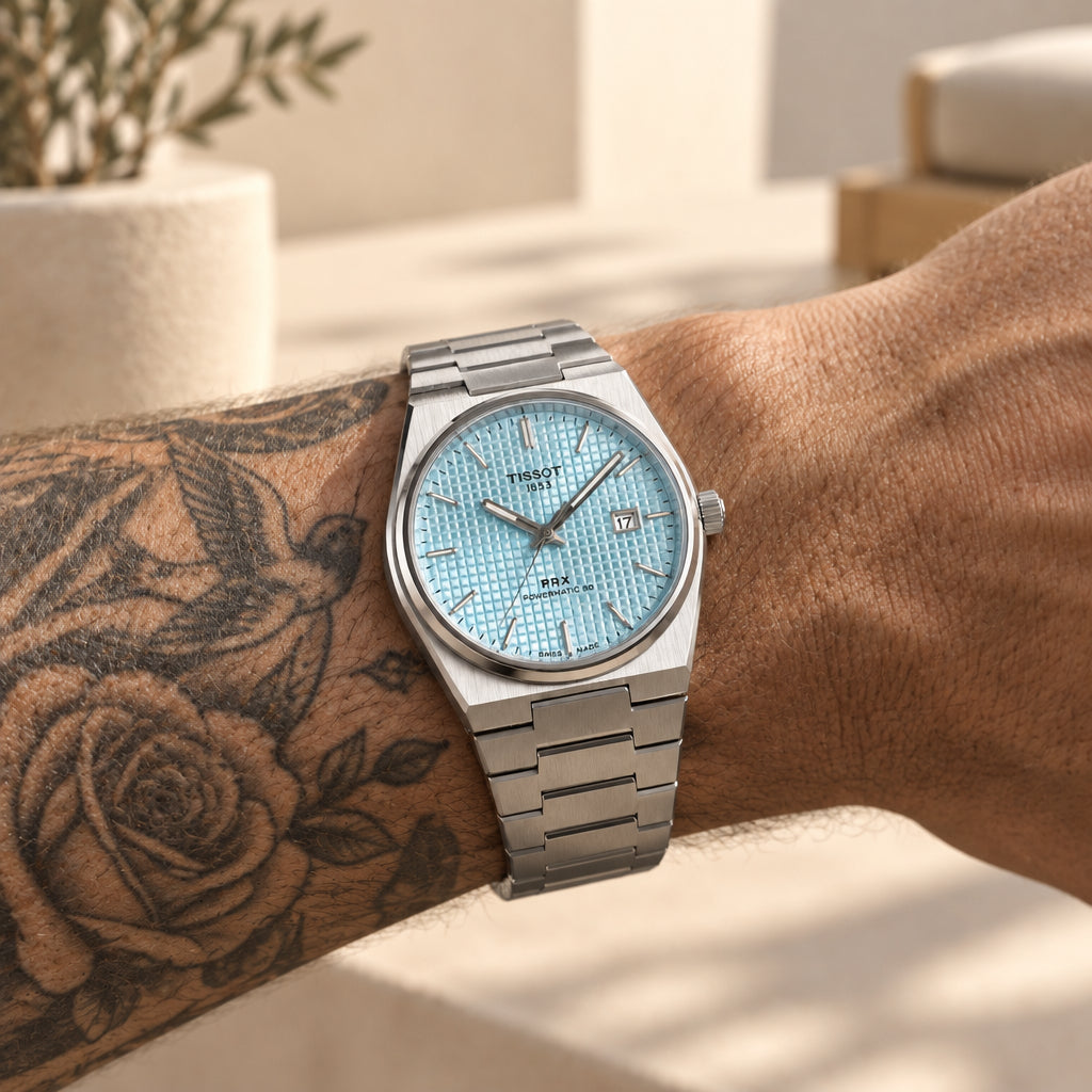 Relógio Tissot PRX Prata Azul 40mm - foto 2