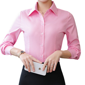 Camisa Social Feminina Manga Longa Slim | Loja Koa